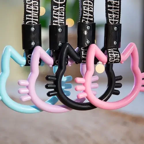 Tsurikawa JDM Train Bus Handle Glow-in-the-dark Cat Shape Hand Strap Drift Charm Strap Drift Warning Ring Car Supplies car decoration strap car accessories strap