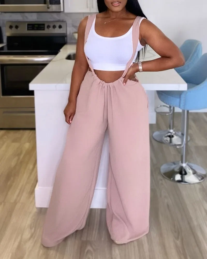 Barboteuse 2 Pièces Pour Femmes, Ensemble 2024 Tendance