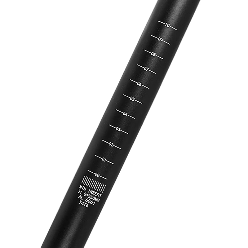 Aluminum alloy bicycle seat rod  Seat Post Tube 31.8 33.9*550 600mm folding Bike Saddle tube type bicycle parts