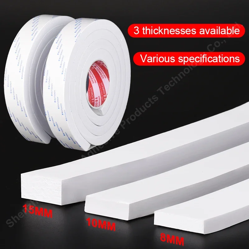 double sided tape car double sided tape car adhesive tape adhesive felt tape adhesive cloth tape self adhesive anti slip tape self adhesive fiber tape 2M Foam Self-adhesive Door Window Sealing Strip Wearable Sliding Dustproof Sponge Strip Soundproof Home Insulation sealing tape