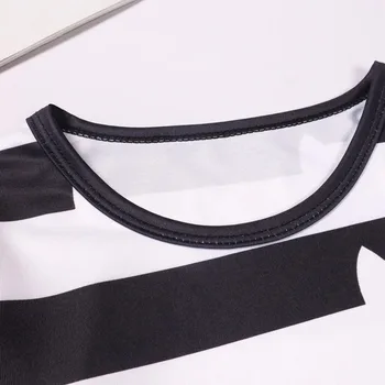 Children's Clothing Girls' Gabby Doll House Black White Stripe T-shirt Rainbow Skirt Set Gabby Cats Birthday Party Clothing Set 5