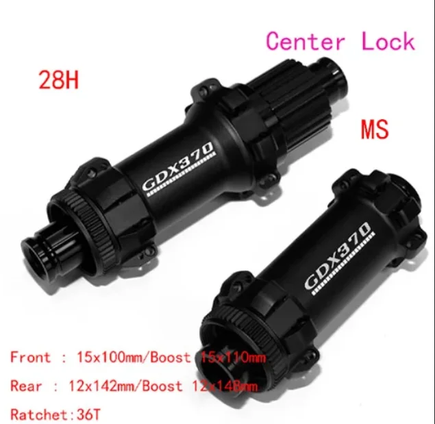 루마리케 MTB 라쳇 36T 허브 부스트/논부스트 15 6볼트/센터락 디스크 QRx100 QR x135mm 28H 32H 프리허브 HG 11s XD MS 12s 자전거