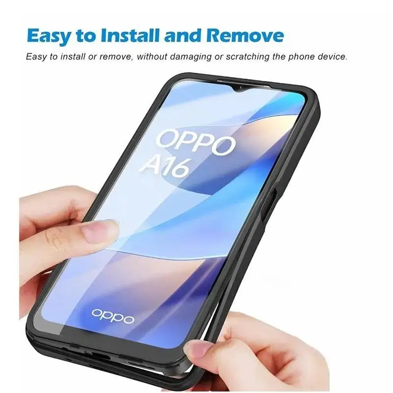 360° Full Protection Clear Shockproof Phone Case Cover