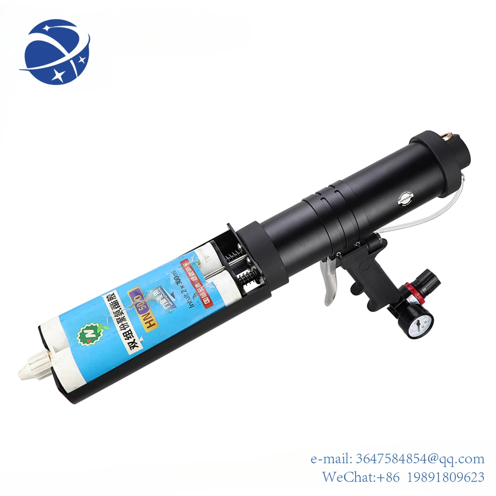 

YunyiHIFESON Two-component Polyurethane Glue Pneumatic Caulking Gun Air Sealant Gun Rubber Tool Professional Glue Gun Doors Wind