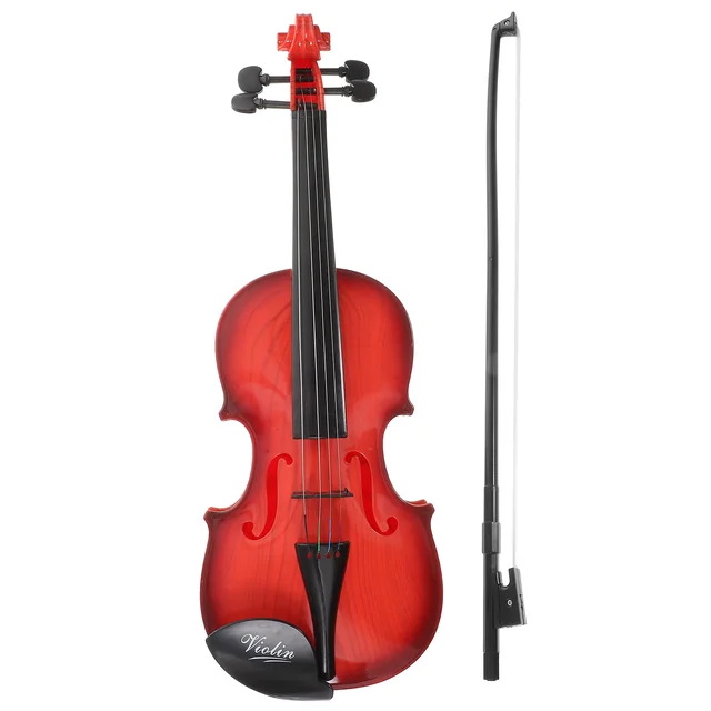 2Pcs Toy Violin For Safe Premium Plastic Small Cute Promotes Music Ability Early Development Gift Beginner Educational 4