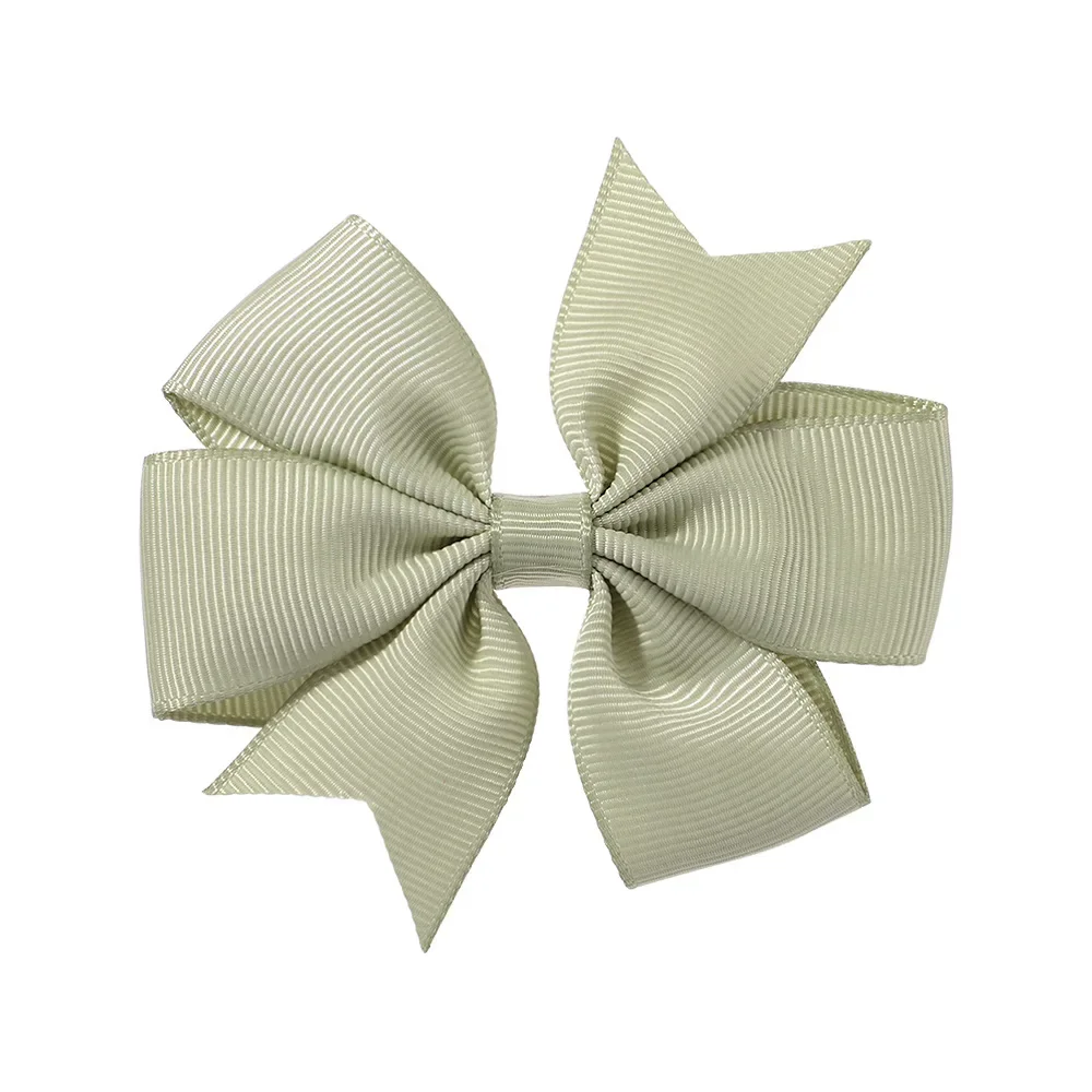 Vibrant Solid Grosgrain Ribbon Hair Bows for Girls - Boutique Hair Clips & Accessories