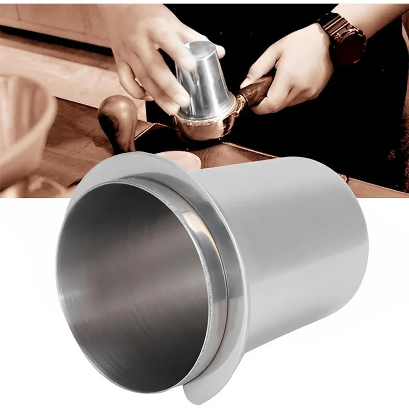 Premium 54mm Stainless Steel Espresso Dosing Cup - Barista-Grade Coffee Accessory