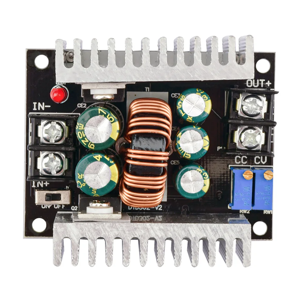 3PCS 20A 300W Step Down Buck Converter - Adjustable DC 6-40V To 1.2-36V, CC/CV With Protection