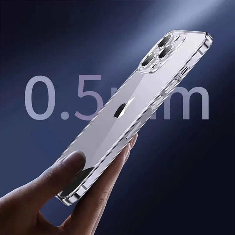 Ultra Thin Clear Soft TPU Silicone Phone Case - Protective Back Cover Shell