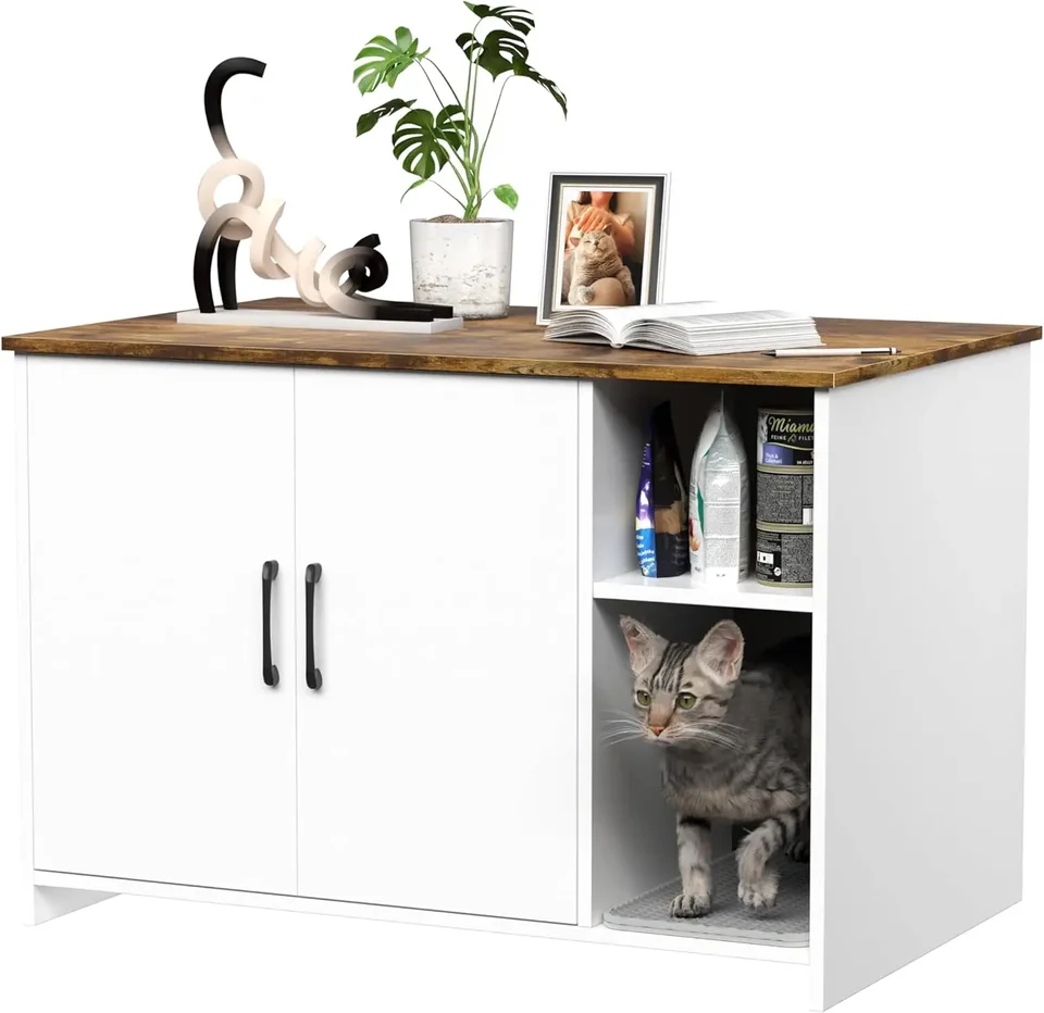 Dociote Stylish Hidden Cat Litter Box Furniture