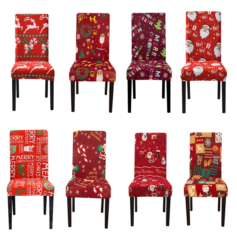 Christmas Dining Chair Cover 1 Chair And Sofa Covers