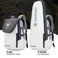 Tennis Paddle Backpack Waterproof Badminton Racket Bag Padel Racquetball Carrying Handbag Man Large Capacity Sport Bags Foldable 1