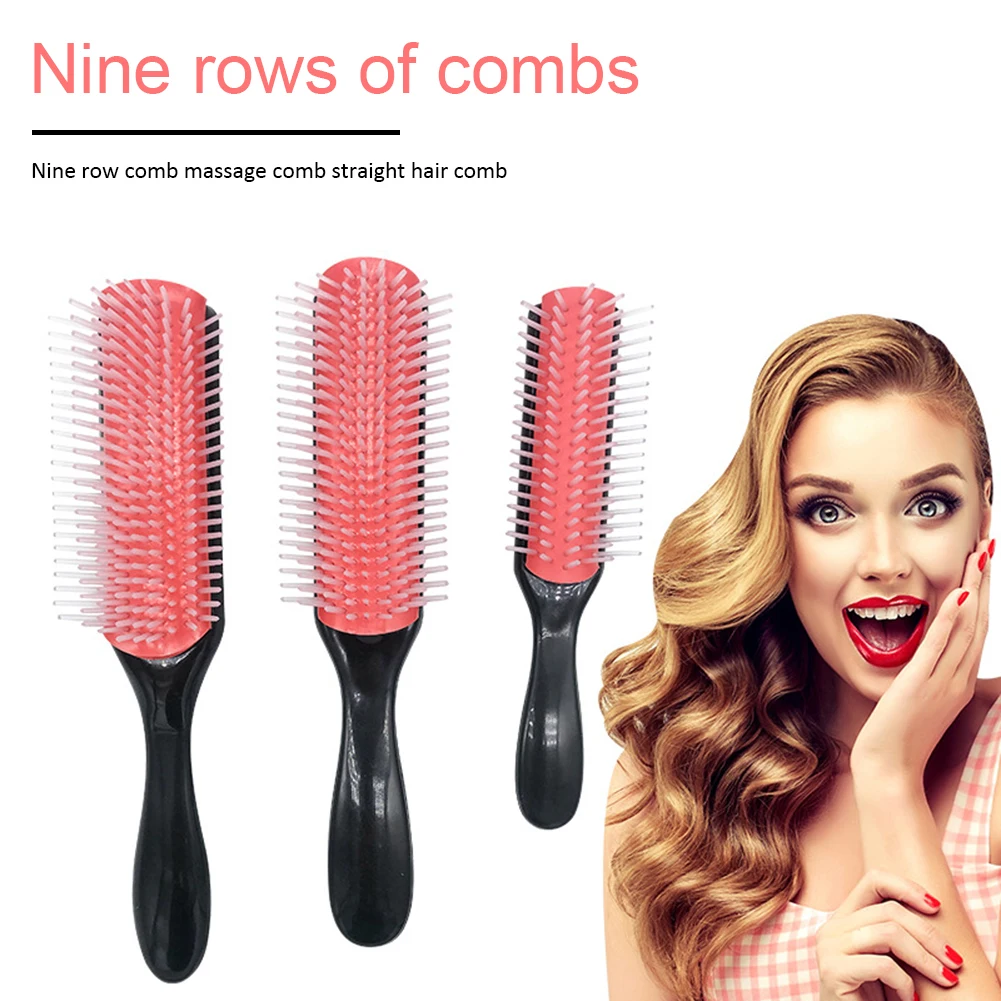 Removable Hairdressing Comb Professional Hair Detangling Brushes Scalp Massager for Women Men Home Salon Supplies