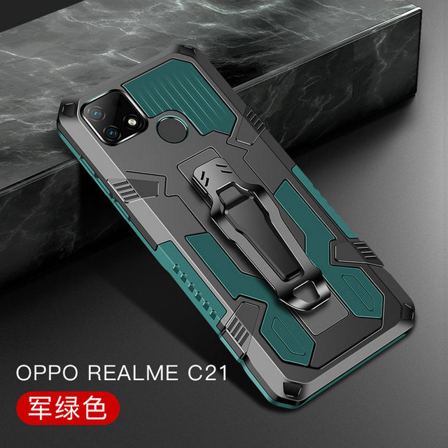 C21 y C25 C11 C35 Belt Clip Case Magnet Back Cover for OPPO Realme 8 Pro Case C21Y C3 C25S C 21 11 15 7 C25Y Bumper Etui