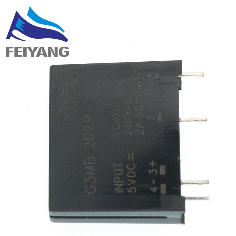 SAMIROB Halbleiterrelais G3MB-202P-5VDC G3MB-202P-5V DC-AC PCB SSR Eingang 5VDC, Ausgang 240V AC 2A G3MB-202P – Detail 5