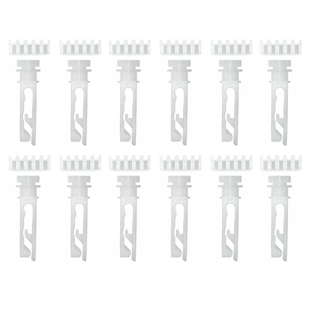 12 Sets White Stems Window Repair Vertical Blinds Pulley Kit Vertical