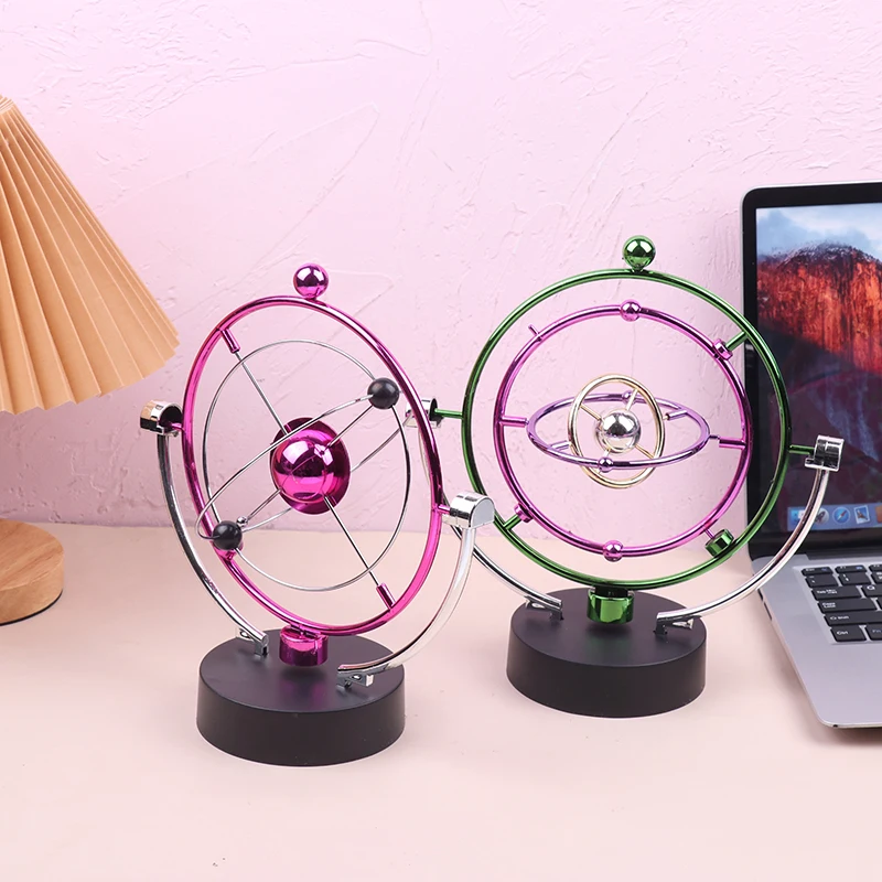 Newton Pendulum Ball Balance Ball Rotating Perpetual Motion Physical Science Pendulum Toy Physics Tumbler Craft Home Decora 1PC
