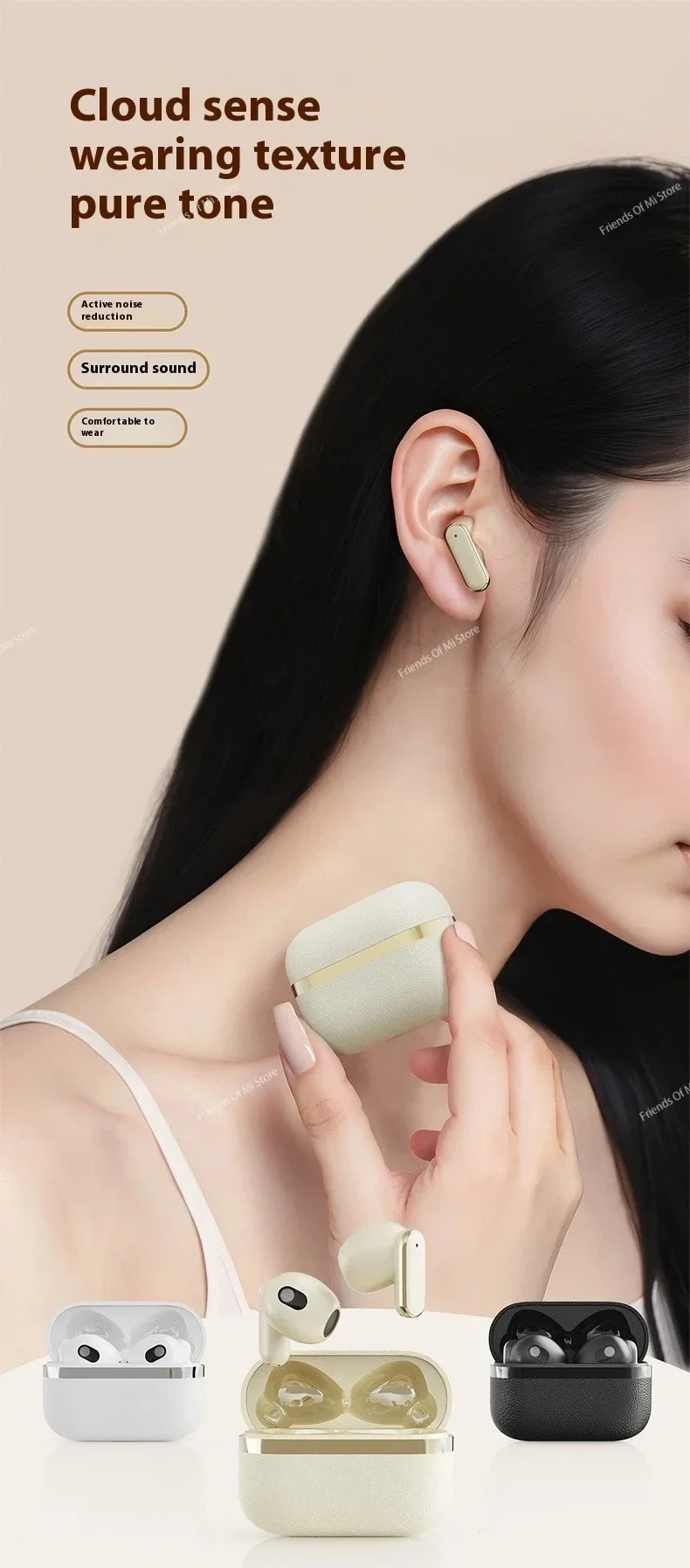 Auricolari bluetooth wireless con cancellazione rumore per sport_voghion.com