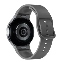 Silicone Bracelet Strap for Smartwatch - Sleek and Durable Design (Gray)