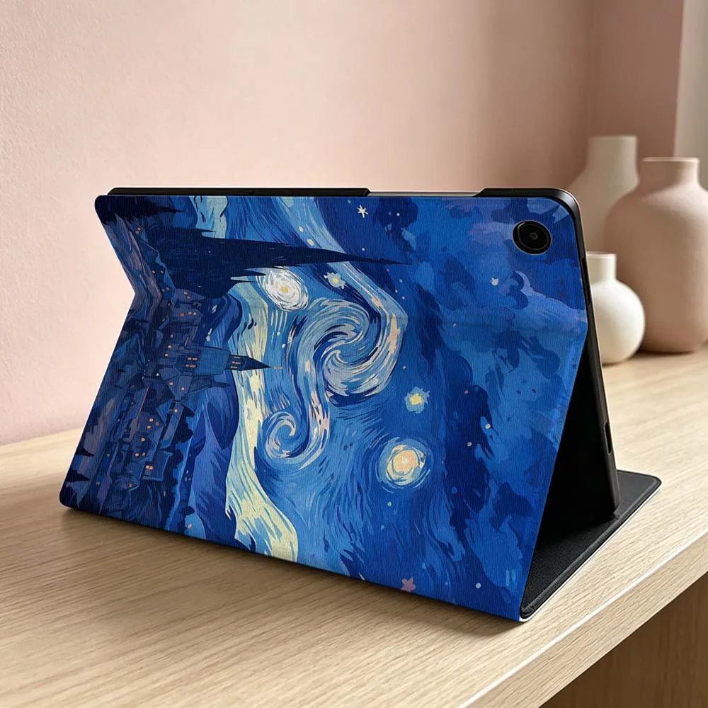 Van Gogh-Inspired Artistic Tablet Case - Soft and Stylish Cover