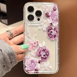 Patterned Transparent Phone Case with Simple Printed Design for Samsung Galaxy A15 5G (1)