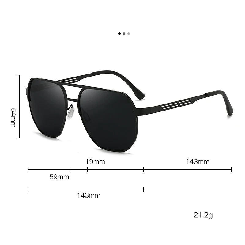 Metal Polarized Sunglasses Retro Sunglasses Driver Fishing Photochromic Glasses 5154