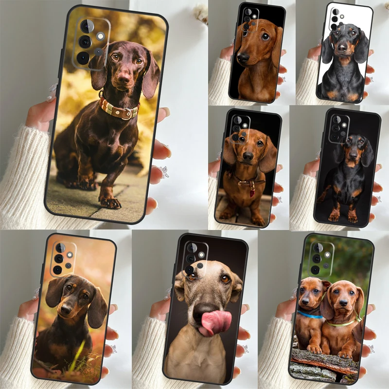 Custodia Per Cani Bassotto Per Samsung Galaxy A54 A53 A34 A33 A13 A23 A31 A51 A71 A12 A22 A32 A52 A50 A52S Cover