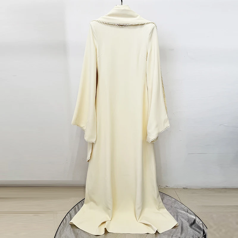 فستان ماكسي شال لؤلؤ هاي ستريت