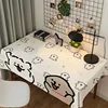 115kz Cartoon cute puppy student dormitory decoration dining table tablecloth 3