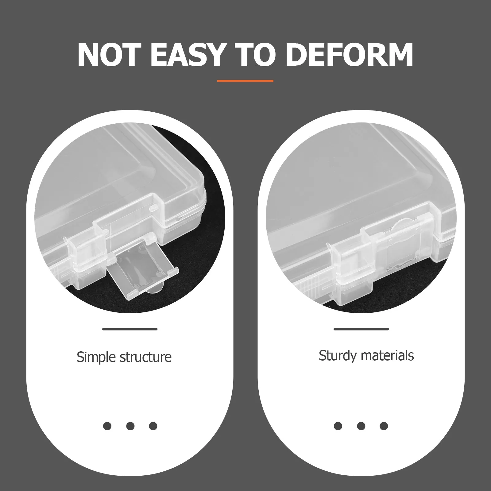 프리미엄 플라스틱 파일 정리함 투명 경량 문서, 서류, 증명서, 잡지 보관에 적합 효율적인 사무실 및 가정용