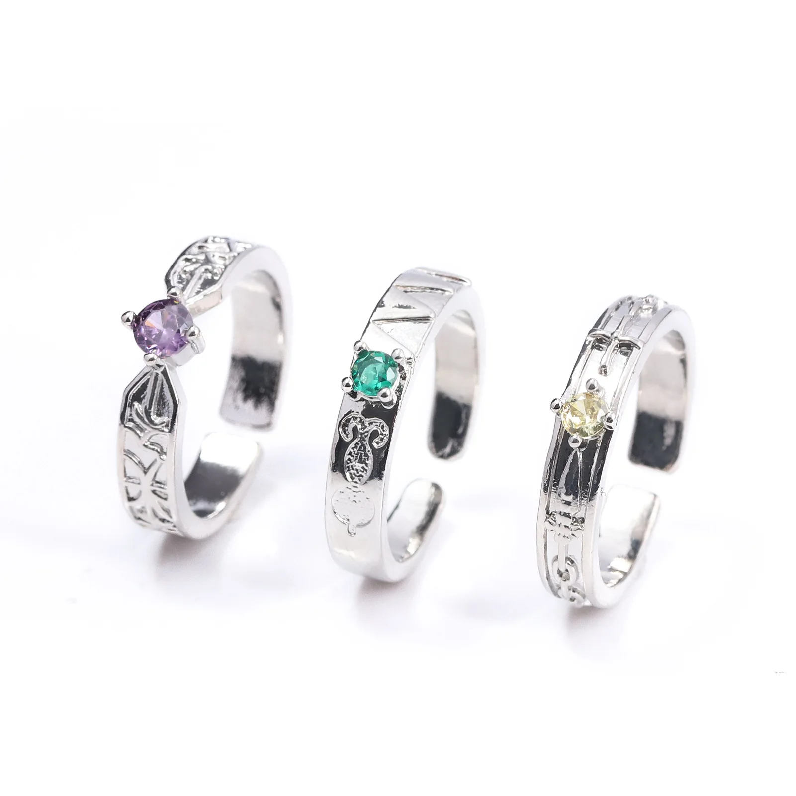Brdwn HUNTER Feitan Poutoo Chrollo Lucilfer Kurapika GON FREECSS Killua Zoldyck Cosplay-Ringe – Detail 24