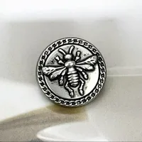 Popular Clothes Buttons Bee Motif Metal Button Fashion Embellishments for Clothing Sewing Accessories Buttons 10PCS/Lot 2
