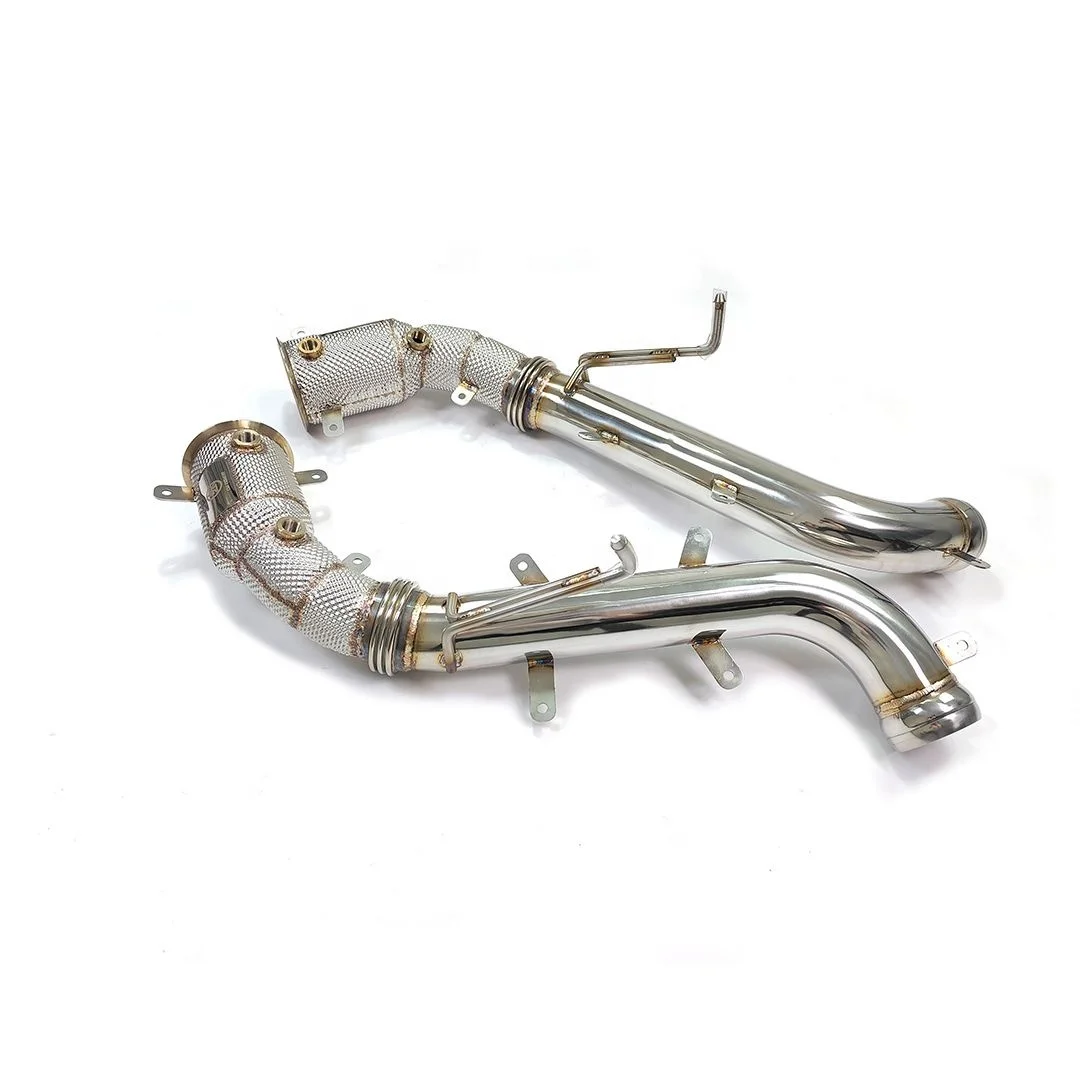 

CSZ exhaust downpipes for Mclaren 570S/600LT/MP4-12C/P1 3.8T V8 catless downpipe straight pipes