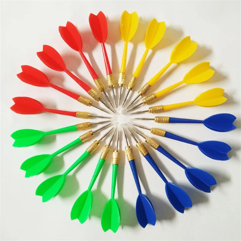 8pcs Multi-color Plastic Darts Needle Darts Balloons Common Flying Standard Needles Darts Steel Tipped Darts Random Color one pack of standard needle for asphalt penetration tester 3 needles