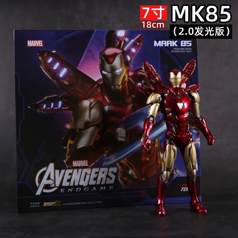 Zd Original Deluxe Iron Man Mk85 1.0 Mk85 2.0 Mark 85 Nano Armor 1