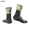 Diving Socks 3mm Neoprene Diving Socks Camouflage Beach Swimming Keep Warm for Scuba Diving 3