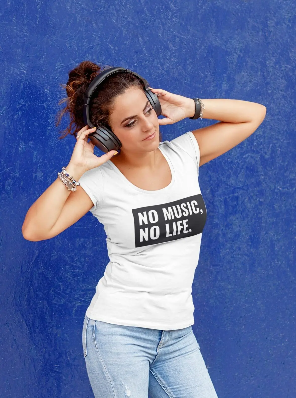 

No Music, No Life - Cool Women's Organic Cotton T-Shirt-