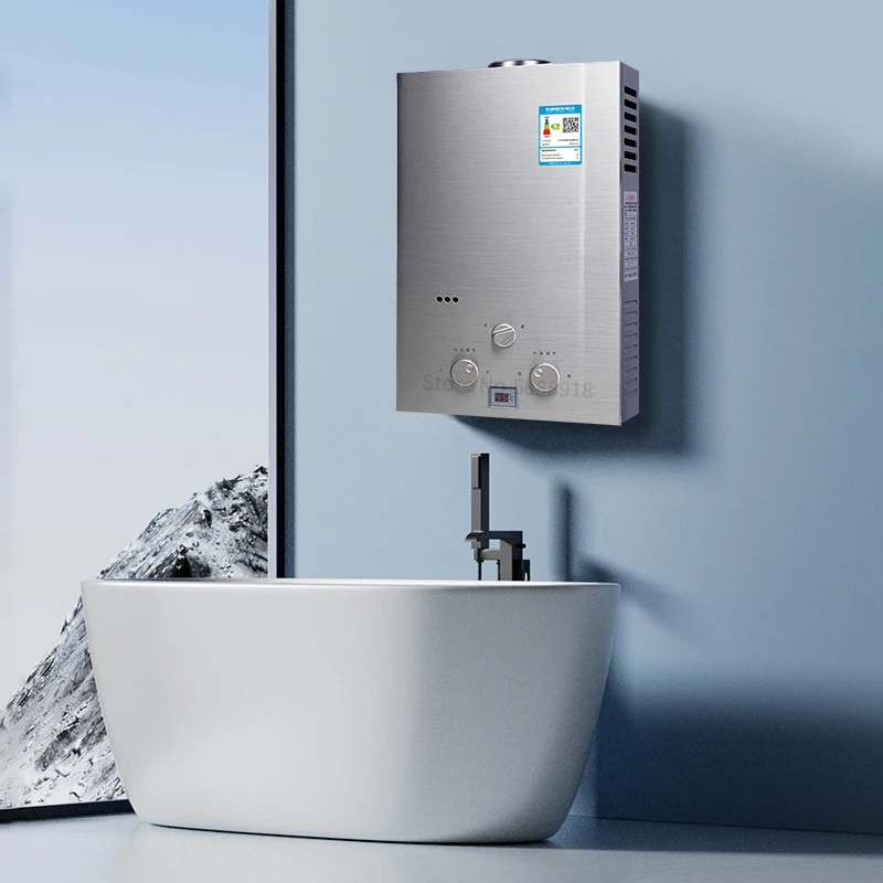 Nature Gas Boiler 6/7/8/10/12L Propane Butane Gas Hot Water Heater 20KW