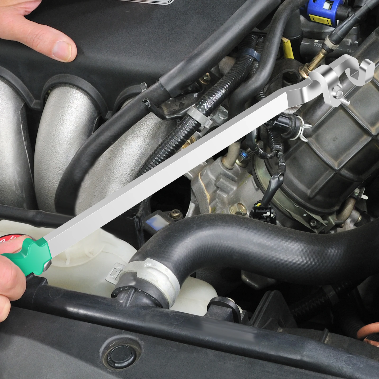 Wrench Extender Tool Long Wrench Extension Rust Resistant Torque Amplifier Extender Torque Amplifier Tool for Tight Space