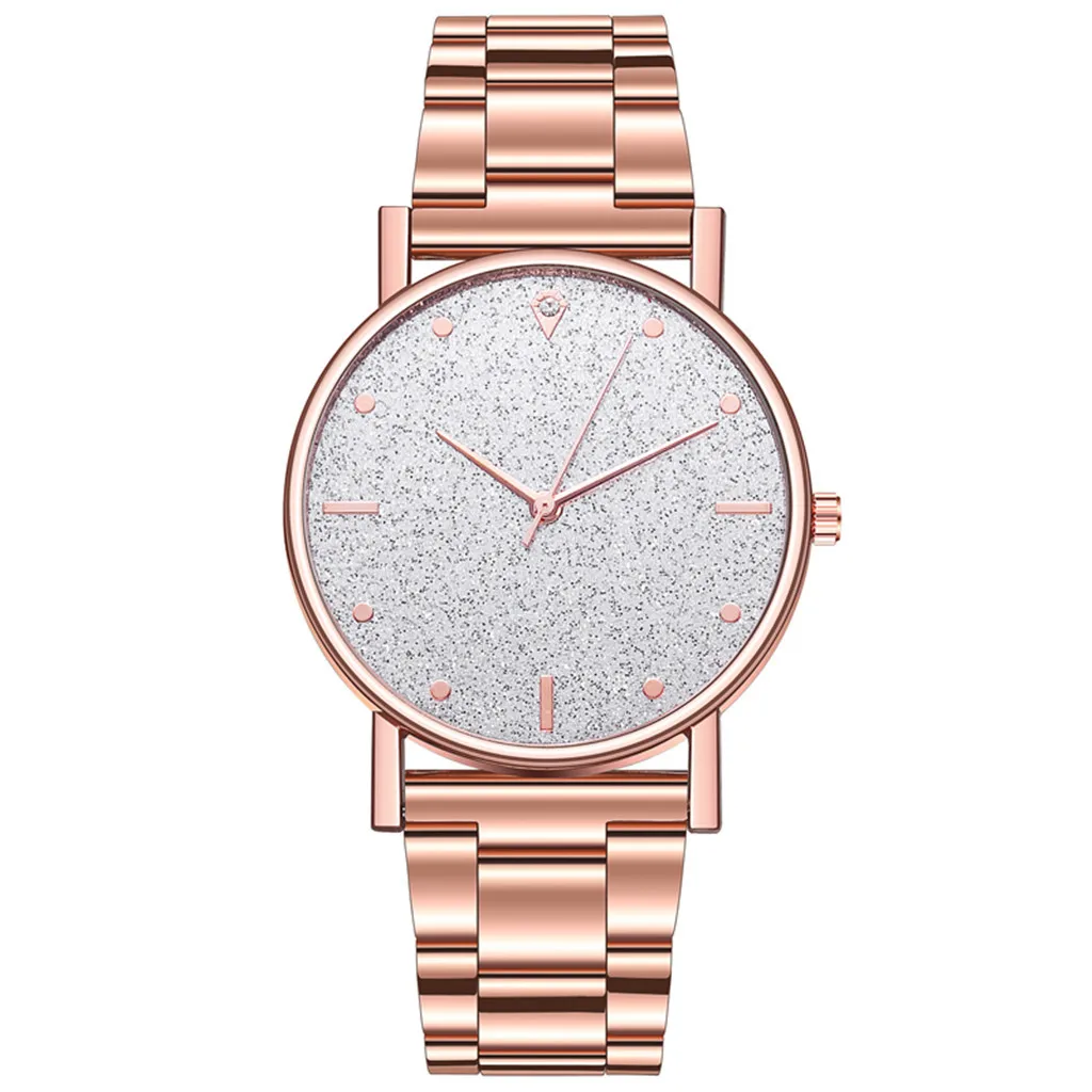 

2024 New Women'S High Luxury Watch Quartz Watch Stainless Steel Dial Casual Bracelet Watch Round Pointer Temperament Girl Watch