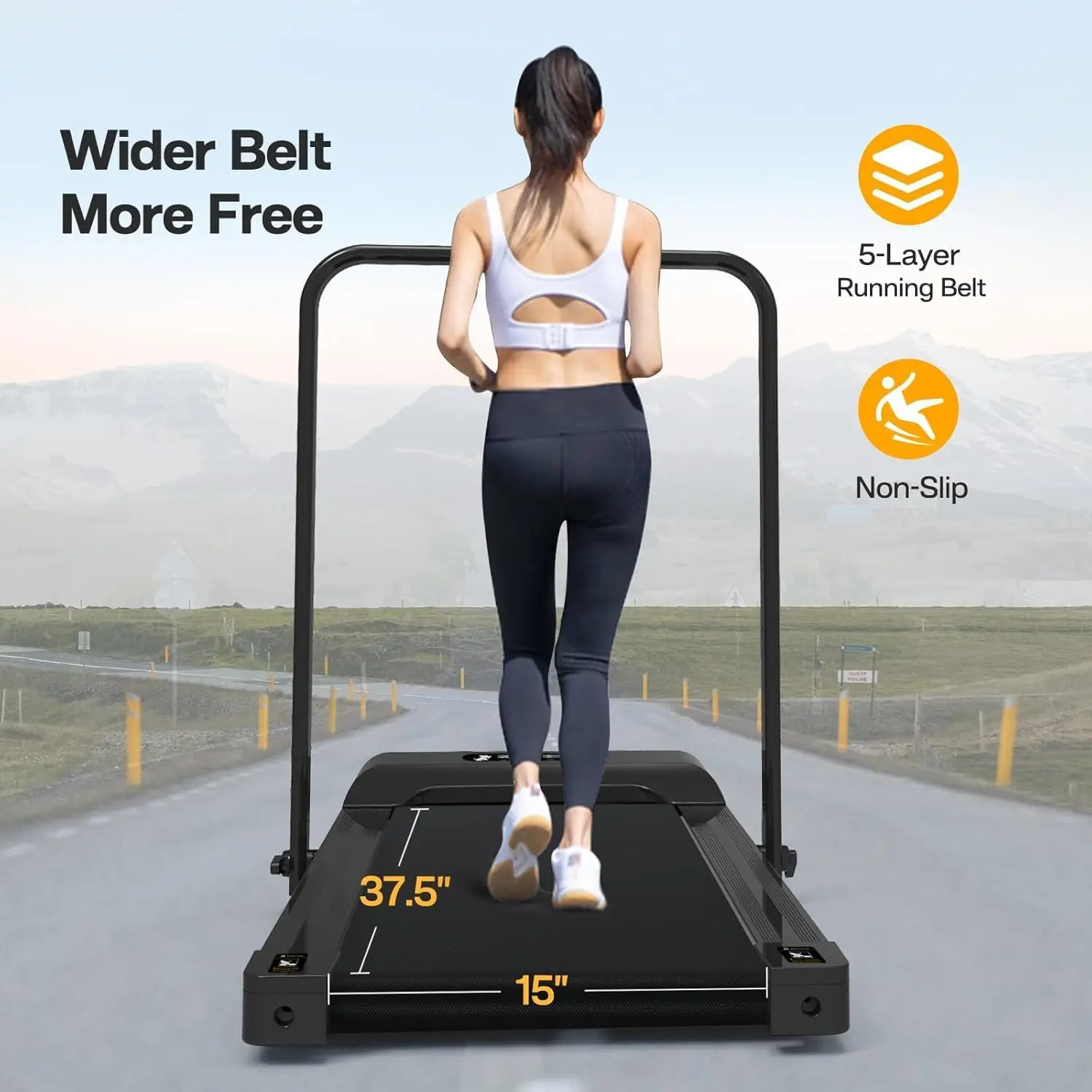 Medium Small Dog Treadmill 265lbs Weight Capacity Pet Fitness Machine 360&deg; Rotatable Display 2 1 Treadmill Wheels Remote Control