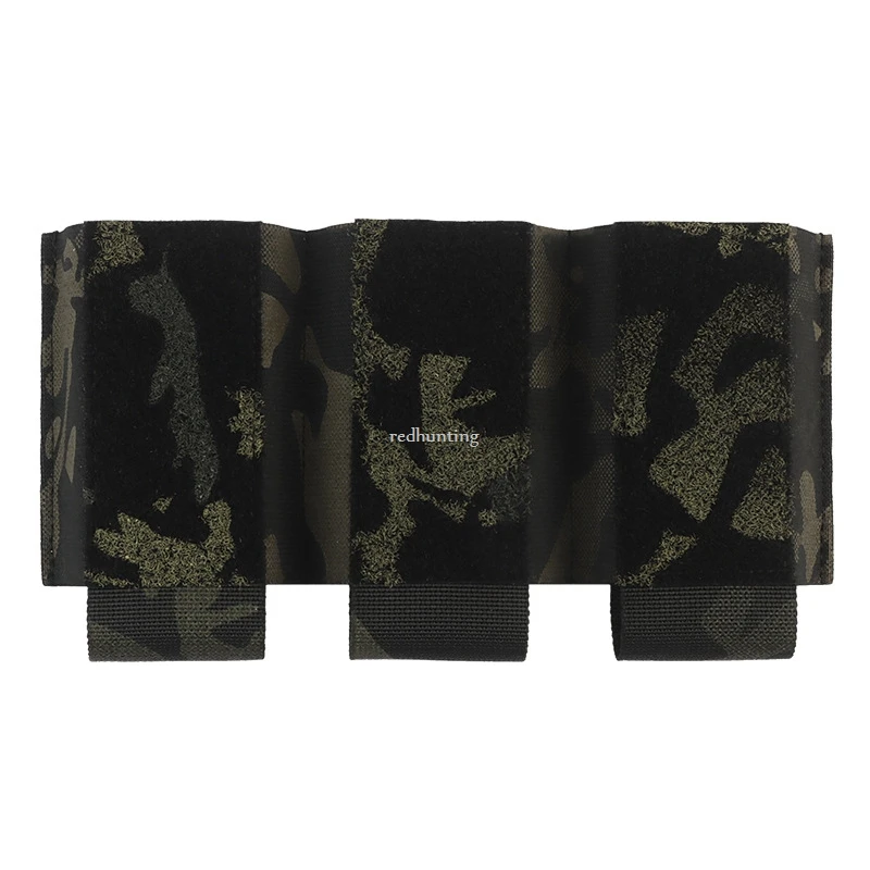 Tactical Airsoft AR15 FC Vest Accessories Triple 5.56 Magazine Pouch Hunting Vest Front Flap Hook Loop Mag Bag Built-In Clip 5