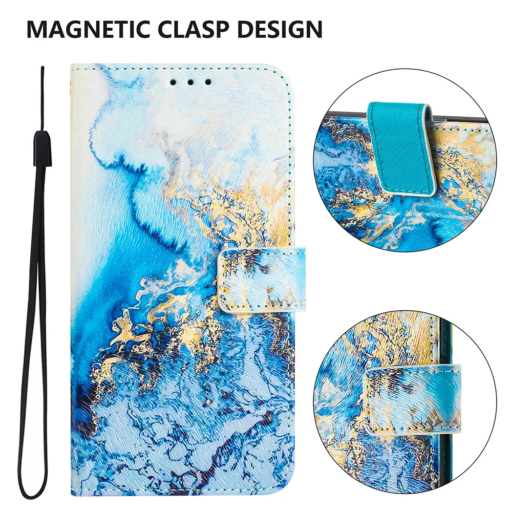 Leather Flip Stand Wallet Phone Case