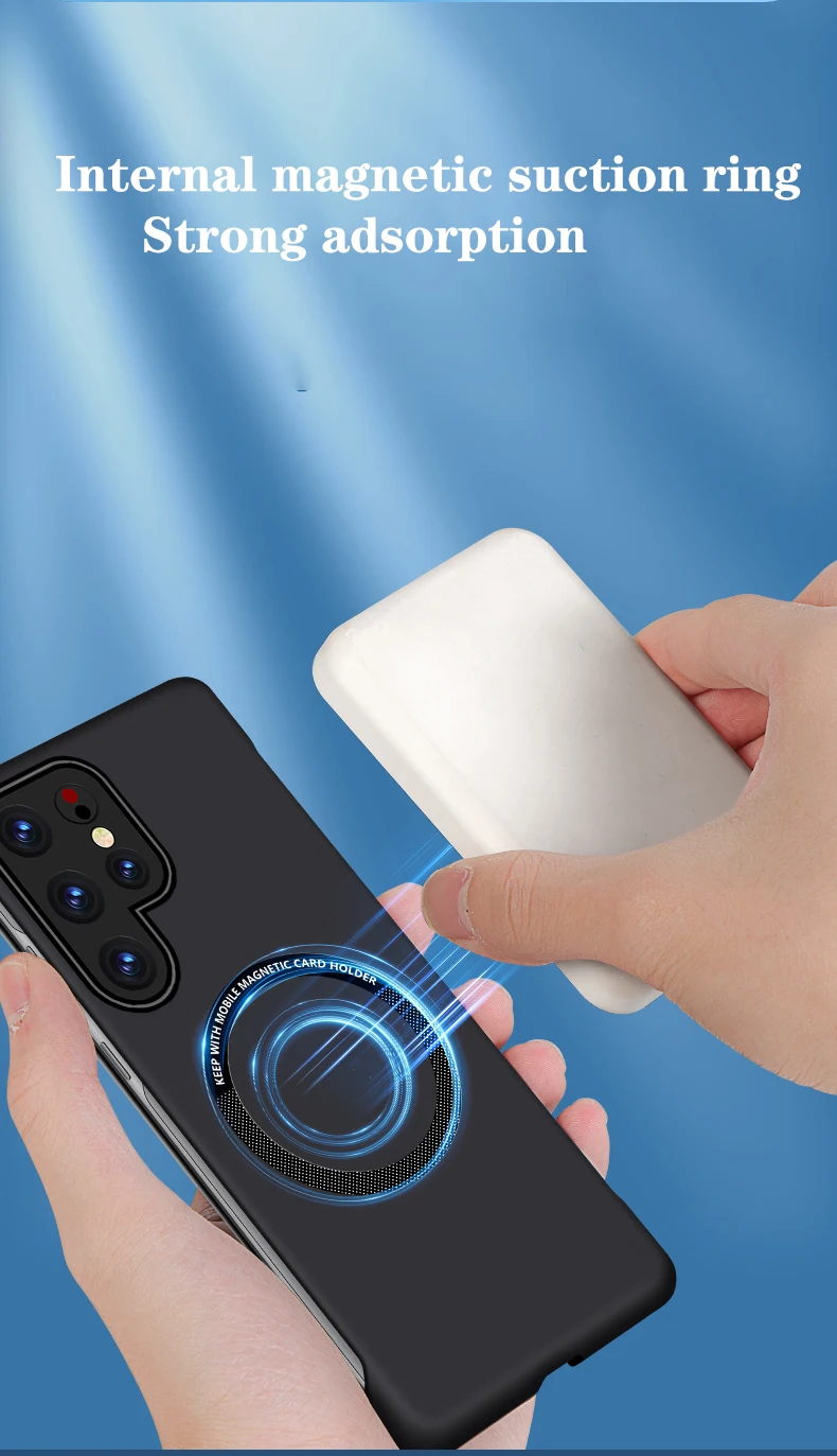 Ultra-Thin Frameless Magnetic For Magsafe Wireless Charge Case for Xiaomi Redmi Note 14 13 12 11 10 9 Pro Plus Ultra K70_voghion.com