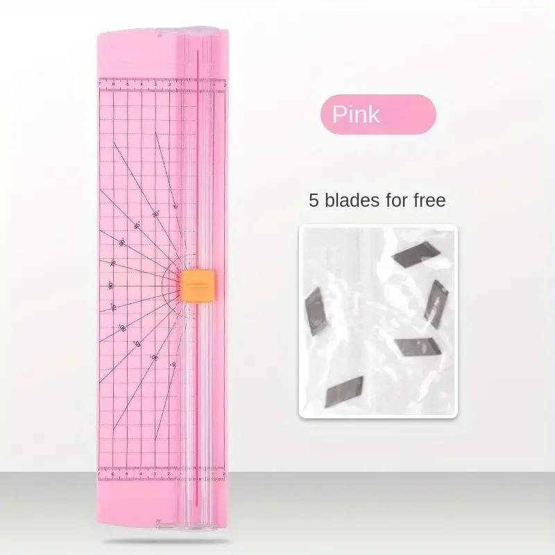 Portable A4 Paper Cutter Blade for Manuals One Way Sliding Easy Cutting paper cutter