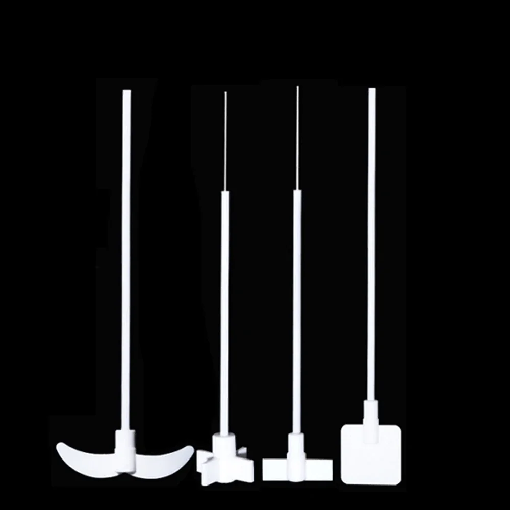 

W-40-160mm L-250-700mm PTFE Stirring Paddle Rod Acid and Alkali Resistant Pulp Cross Type Labrotary Chemical Experiment