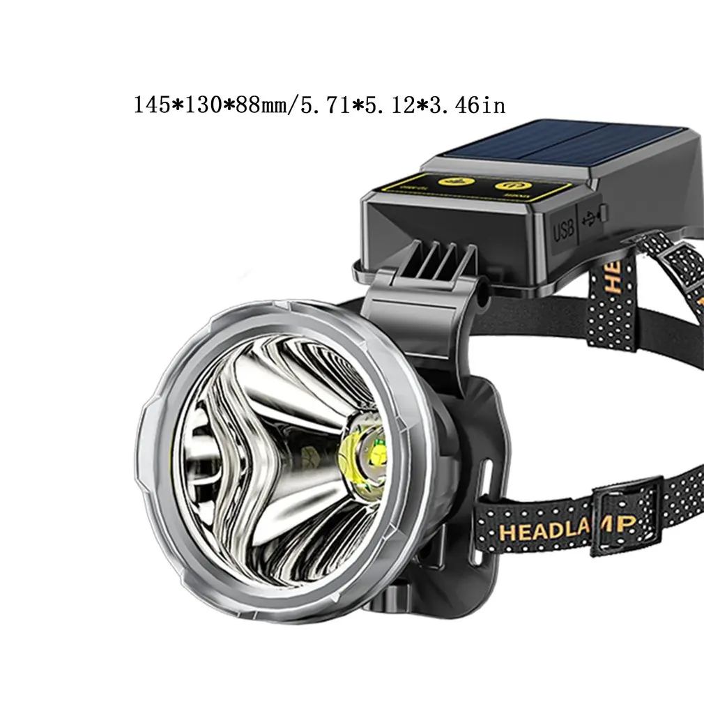 

Hot 2024 USB Rechargeable 50000LM T6 LED Sensor Headlamp Head Torch Camping Search Light Head Flashlight for Fishing Lantern