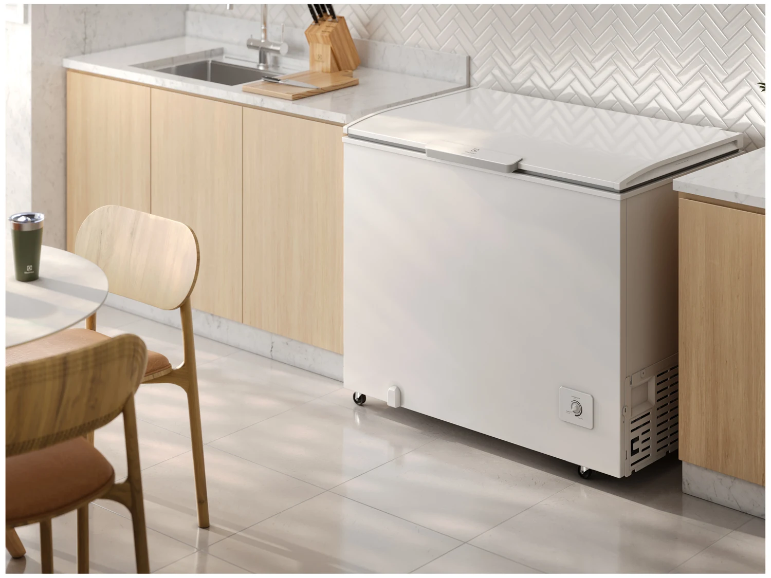 Freezer Horizontal Electrolux 1 Porta 314L Cycle Defrost HI330 7873140 - 110V 3