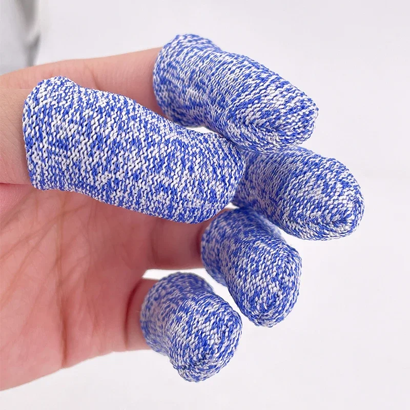 10 Pcs Anti-cut Finger Protector Finger Cover Kitchen Tool Thumb Knife Picker Cover F Protection Cutting Gadgets finger protector,finger guard