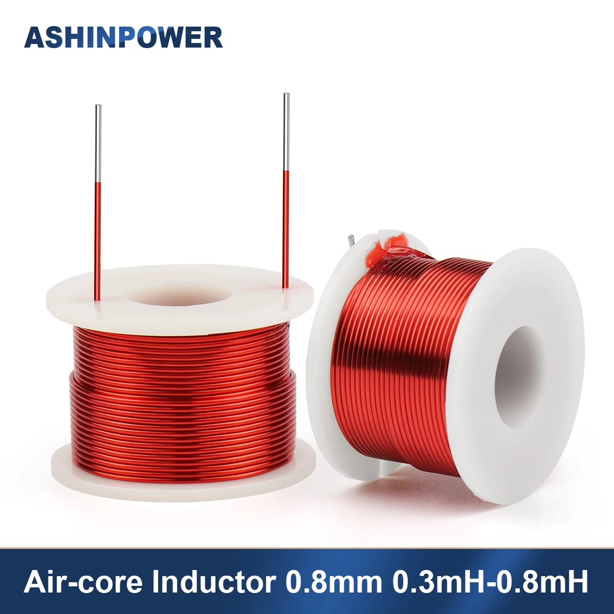 1Pcs Aircore OxygenFree Copper Inductor Speaker Hollow Frame Coil Inductance For HIFI Audio 0